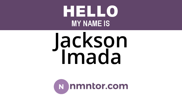 Jackson Imada