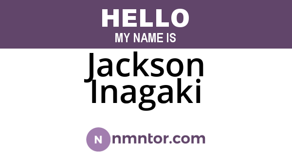 Jackson Inagaki