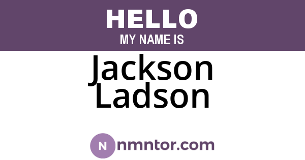Jackson Ladson