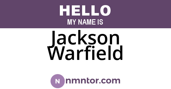 Jackson Warfield