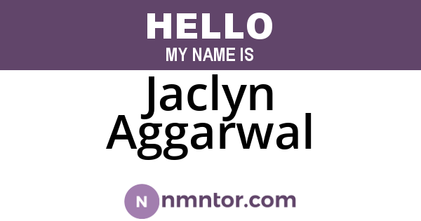 Jaclyn Aggarwal