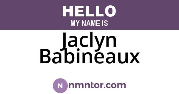 Jaclyn Babineaux