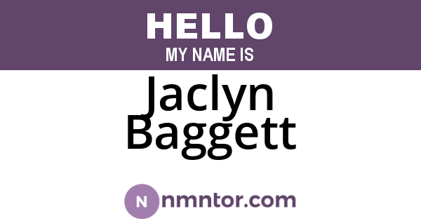 Jaclyn Baggett