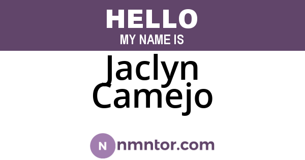 Jaclyn Camejo