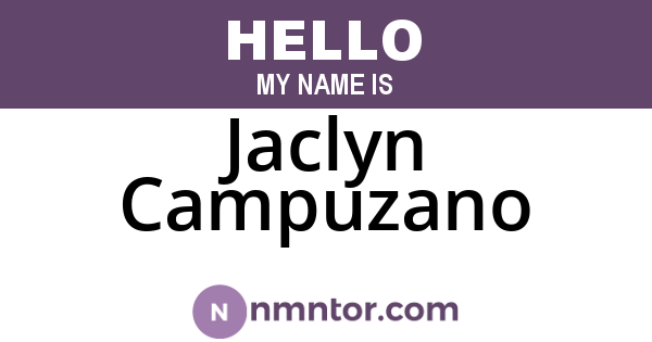 Jaclyn Campuzano