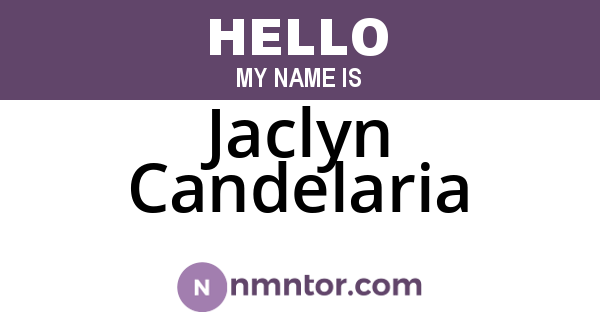 Jaclyn Candelaria
