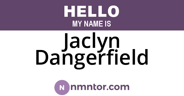 Jaclyn Dangerfield