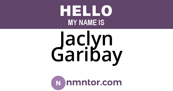 Jaclyn Garibay