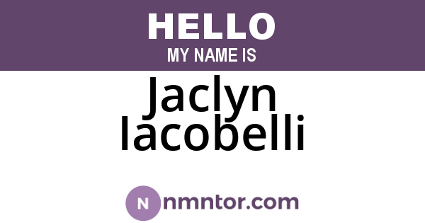 Jaclyn Iacobelli