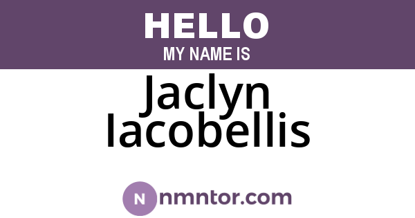 Jaclyn Iacobellis