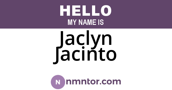 Jaclyn Jacinto