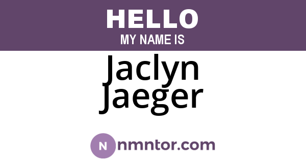 Jaclyn Jaeger