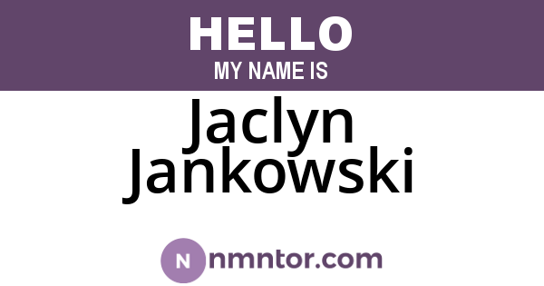Jaclyn Jankowski