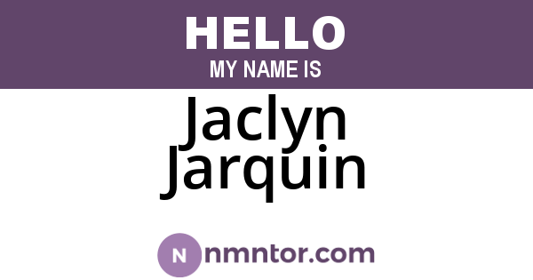 Jaclyn Jarquin