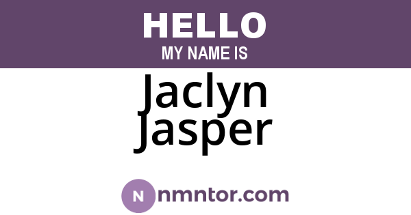 Jaclyn Jasper