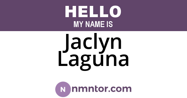 Jaclyn Laguna