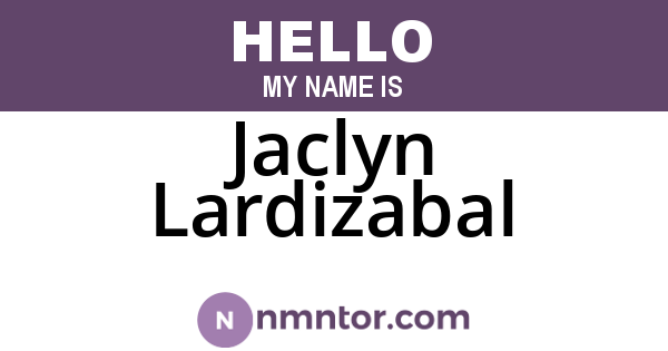 Jaclyn Lardizabal