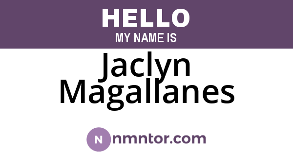 Jaclyn Magallanes