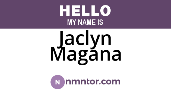 Jaclyn Magana