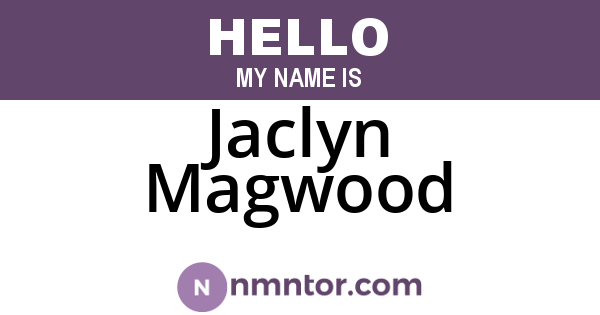 Jaclyn Magwood