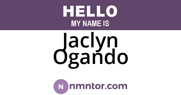 Jaclyn Ogando