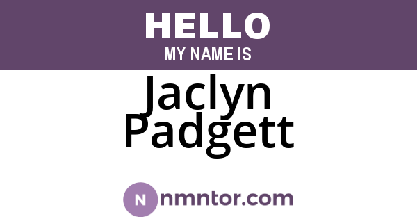 Jaclyn Padgett