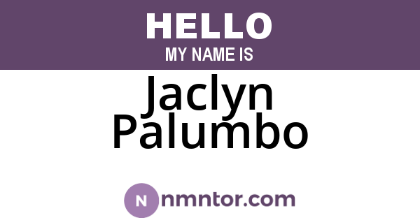Jaclyn Palumbo