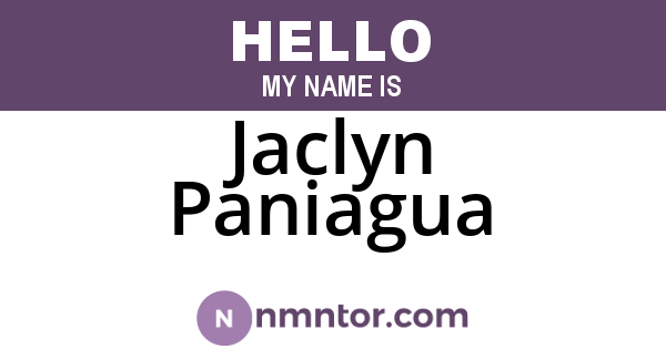 Jaclyn Paniagua