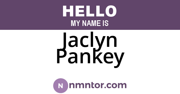 Jaclyn Pankey