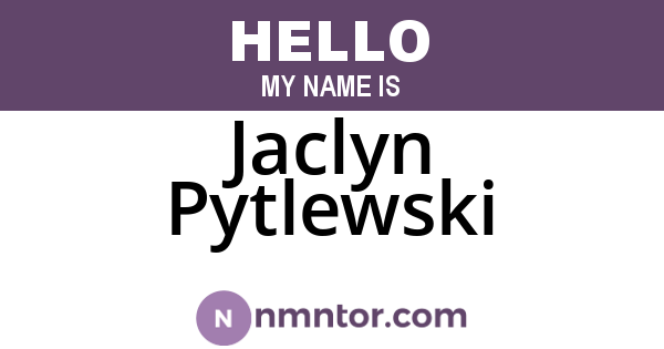 Jaclyn Pytlewski