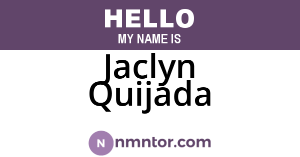 Jaclyn Quijada