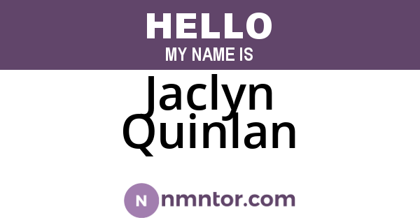 Jaclyn Quinlan