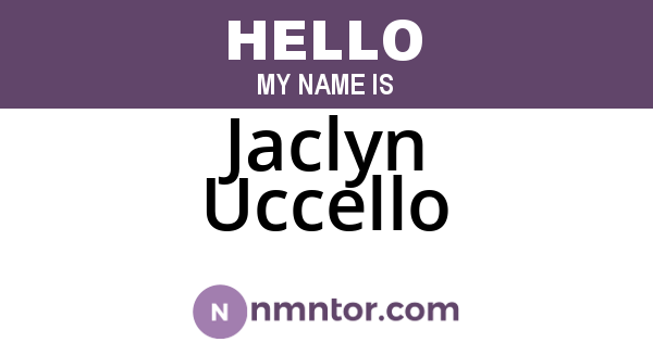 Jaclyn Uccello