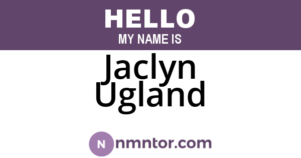 Jaclyn Ugland