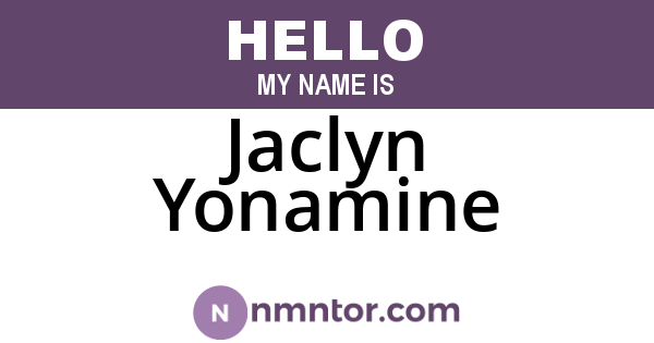 Jaclyn Yonamine
