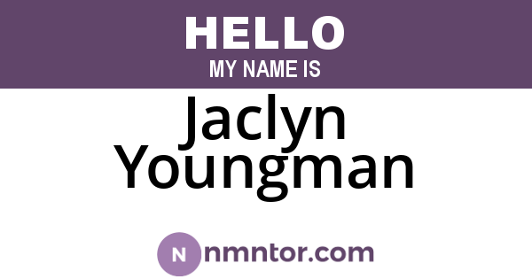 Jaclyn Youngman