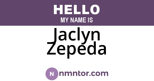 Jaclyn Zepeda