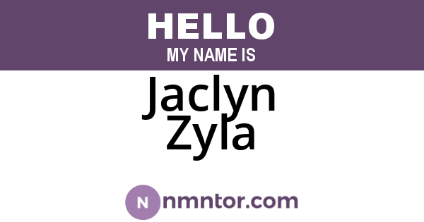 Jaclyn Zyla