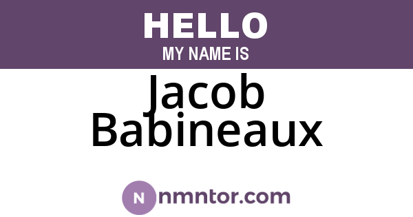 Jacob Babineaux