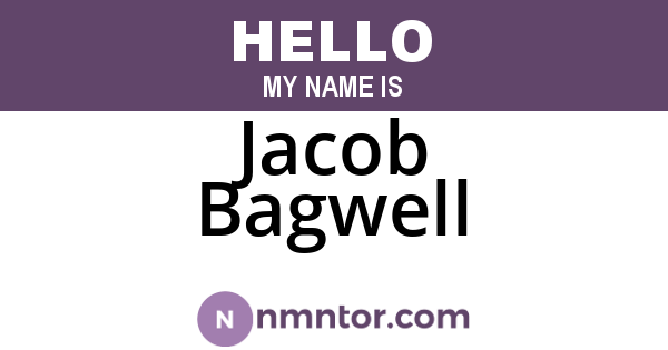 Jacob Bagwell
