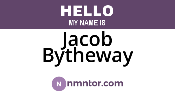 Jacob Bytheway
