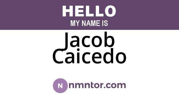 Jacob Caicedo