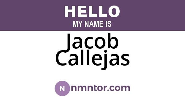 Jacob Callejas