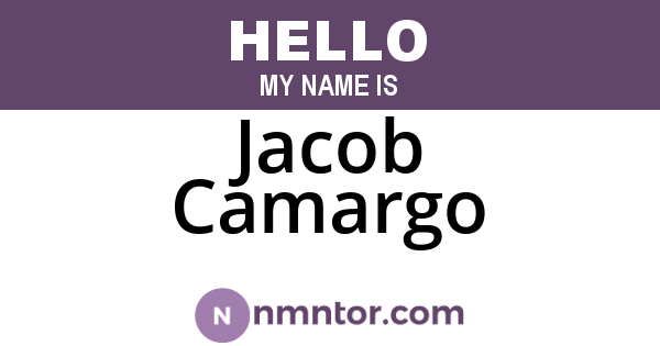 Jacob Camargo
