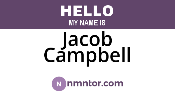 Jacob Campbell