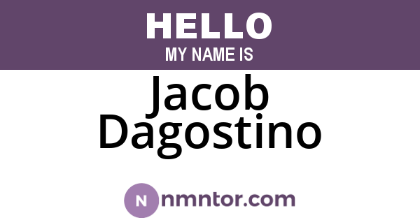 Jacob Dagostino