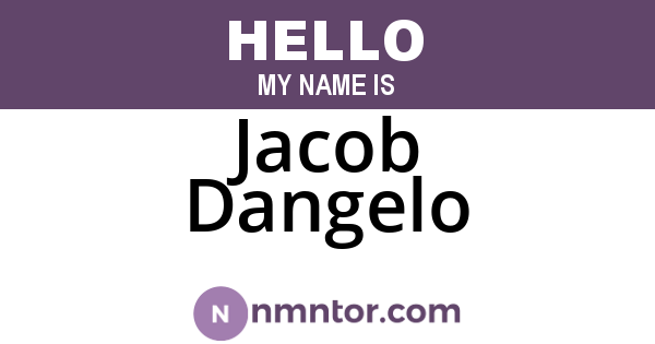 Jacob Dangelo