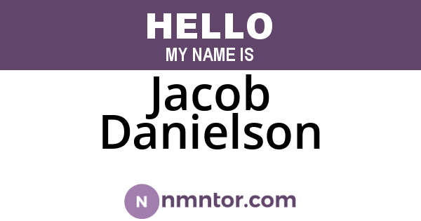 Jacob Danielson