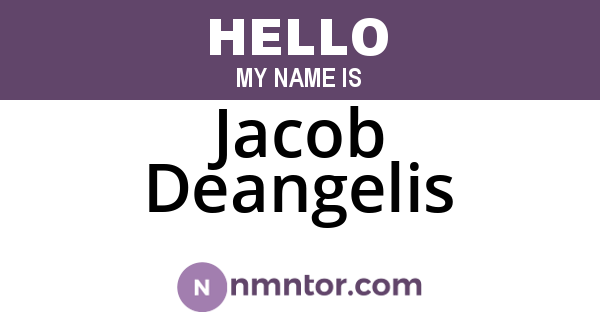 Jacob Deangelis