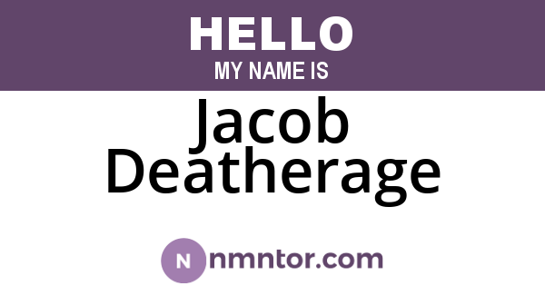 Jacob Deatherage